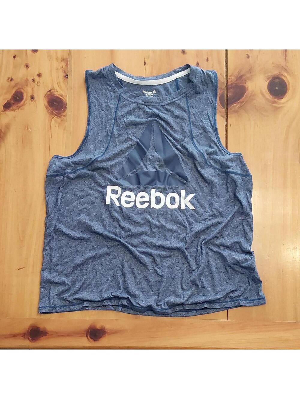 Reebok Women's Blue Vests-tanks-cami